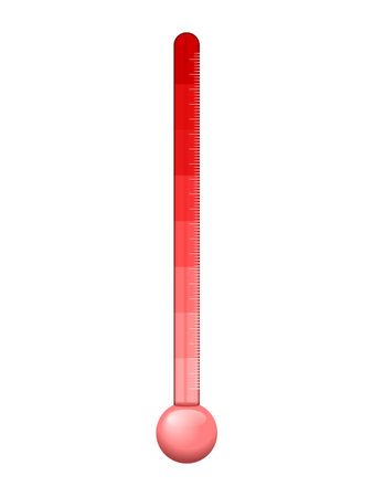 Love meter on a white background. Vector illustration.