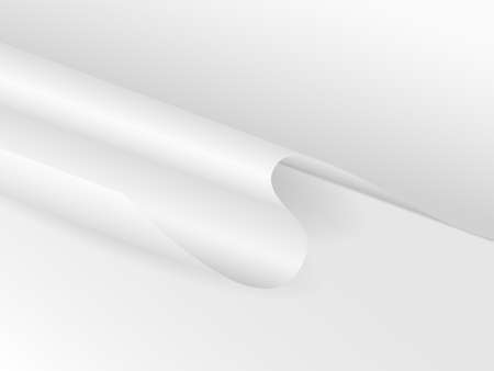 Waveing white paper sheet background.のイラスト素材