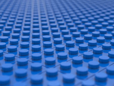 Background formed by toy blocks. 3d illustration.の写真素材