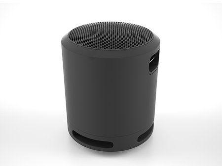 Bluetooth speaker on a white background. 3d illustration.の写真素材