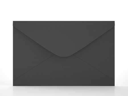 Envelope on a white background. 3d illustration.の写真素材