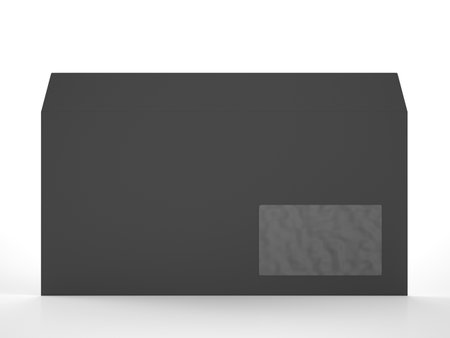 Envelope on a white background. 3d illustration.の写真素材