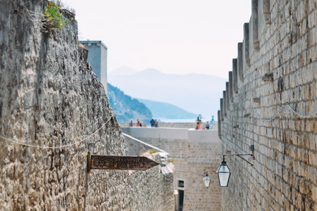 Cold drinks in the old town of Dubrovnik, Croatiaの写真素材