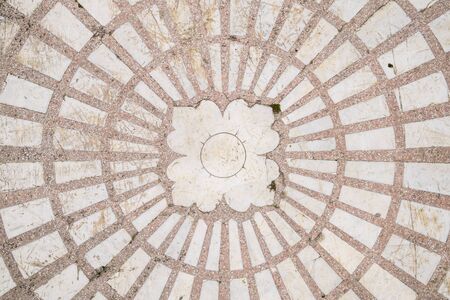 Background texture of tiled flooring. Building materials for the floor.の写真素材