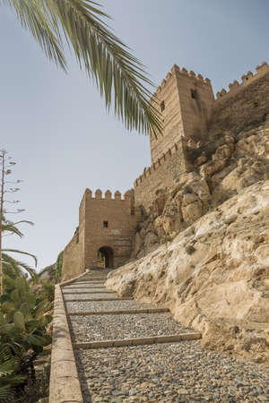 It is the entrance to the Alcazaba monument located in Almeria  Spain   A fortress built by the Arabs to protect Christiansのeditorial素材