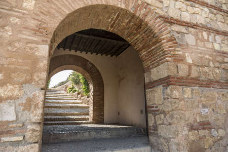 It is the entrance to the Alcazaba monument located in Almeria  Spain   A fortress built by the Arabs to protect Christiansのeditorial素材