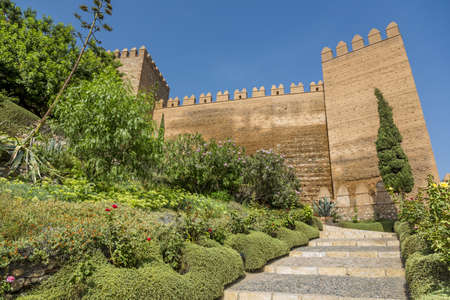 It is the entrance to the Alcazaba monument located in Almeria  Spain   A fortress built by the Arabs to protect Christiansのeditorial素材