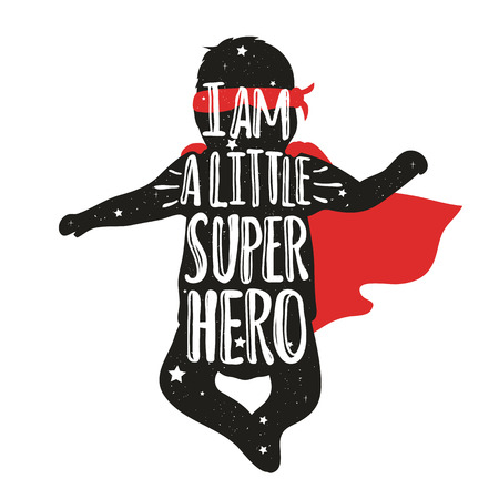 Vector childish typography poster with inspirational lettering quote. Greeting card, print design or home decorationのイラスト素材