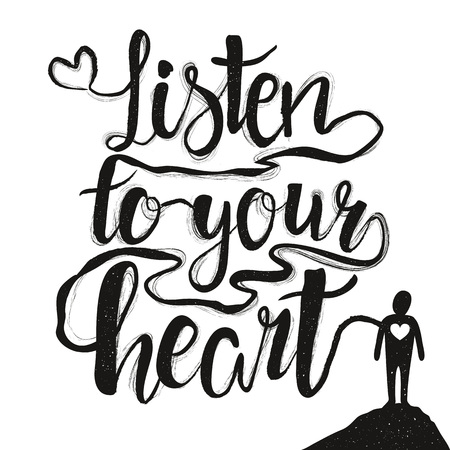 Typography motivational poster with vintage textureのイラスト素材