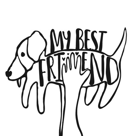 Vintage t-shirt print design, home decoration, greeting cardのイラスト素材