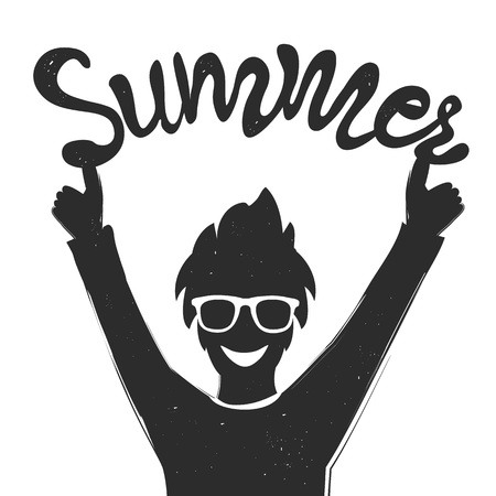 Hand drawn style vector illustration. Flyer template, t-shirt print, greeting card artのイラスト素材