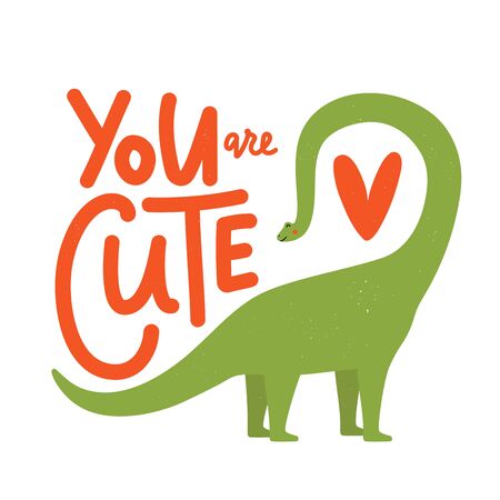 Funny colored typography poster, apparel and greeting card designのイラスト素材
