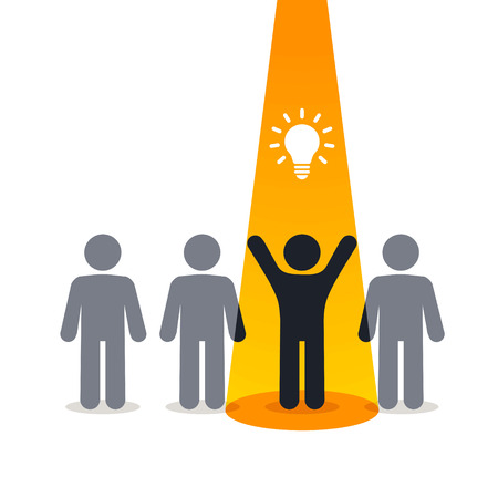 New idea - pictogram peopleのイラスト素材