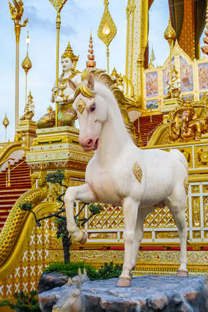 Bangkok,Thailand : November 29, 2017, The Royal Crematorium for HM King Bhumibol Adulyadej at Sanum Luangのeditorial素材