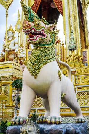 Bangkok,Thailand : November 29, 2017, The Royal Crematorium for HM King Bhumibol Adulyadej at Sanum Luangのeditorial素材