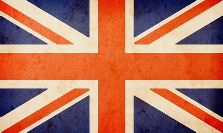 England flag ,grunge and retroの写真素材
