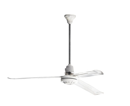 Ceiling fan isolated on white background