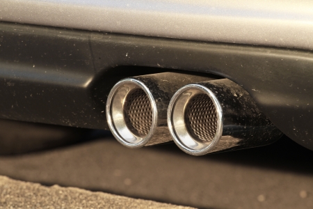 Car exhaust pipeの写真素材