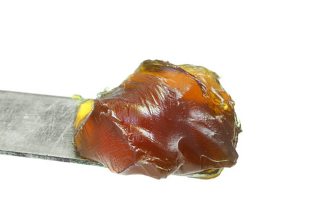 Grease isolated on white background