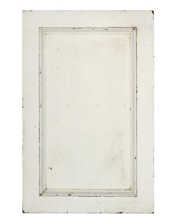 Old window (with clipping path) isolated on white backgroundの写真素材