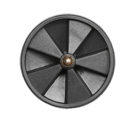 Cart wheel isolated on white backgroundの写真素材