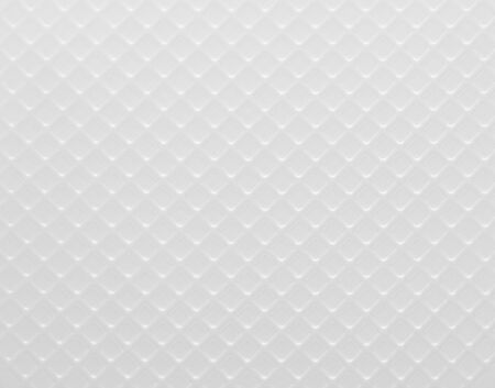 Transparent plastic grid pattern clear white texture backgroundの写真素材