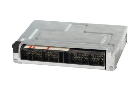 Automatic transmission abs control unit module TCU TCM ECU ECM  isolated on white background