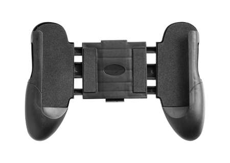 Smartphone gamepad game grip pad controller (with clipping path) isolated on white backgroundの写真素材