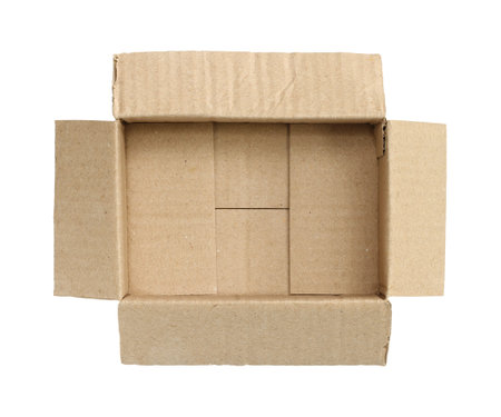 Small paper box top view