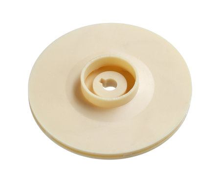 Water pump plastic impeller replacement (with clipping path) isolated on white backgroundの写真素材