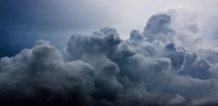 dark cloudy stormy sky with clouds