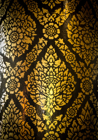 Traditional Thai style painting,Thai patternsの写真素材