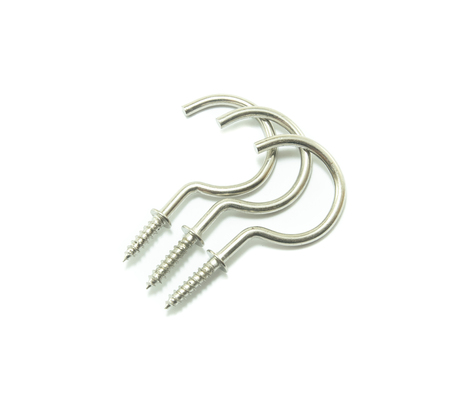 Screw Hook on White backgroundの写真素材