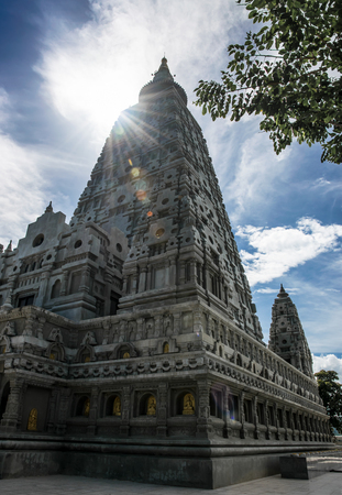 Bodh gaya WatChongkham, Ngao District, Lampang provice north of Thailandの写真素材