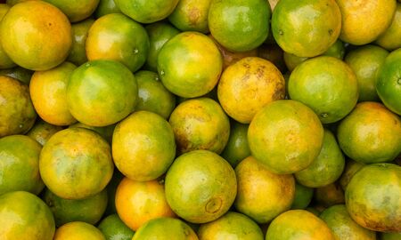 Fresh Oranges background. Tangerine background.の写真素材