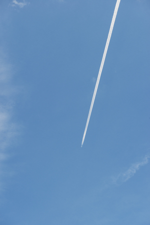 Airplane in the skyの写真素材