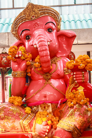 Ganesh Baby Pink Respected in Thailandの写真素材
