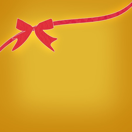 ribbon bow paper craftの写真素材