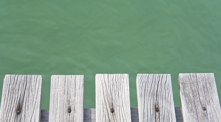 Wood background on the Beachの写真素材