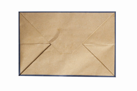 The texture of brown paper for background
