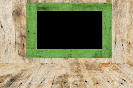 Board of wood background and texture (green)