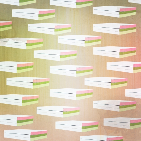 Grunge books abstract background and patternの写真素材