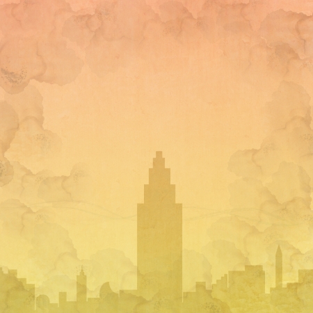 City of old paper background and patternの写真素材