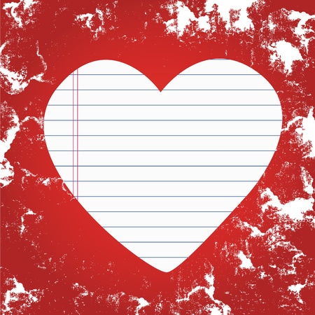 Heart of paper backgroundのイラスト素材