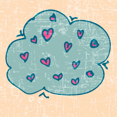 Drawing valentine backgroundのイラスト素材