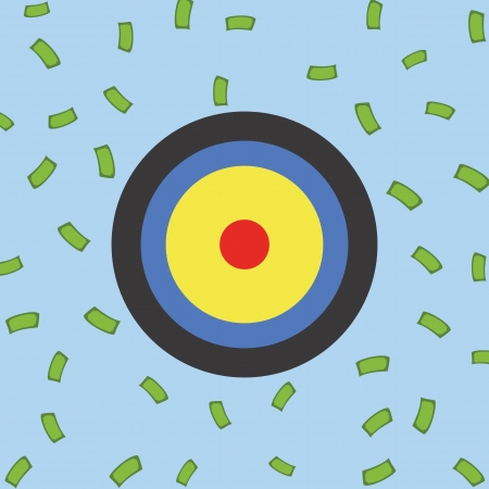 Success target in businessのイラスト素材