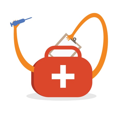 Health bag のイラスト素材