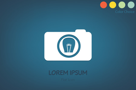 Business camera iconのイラスト素材