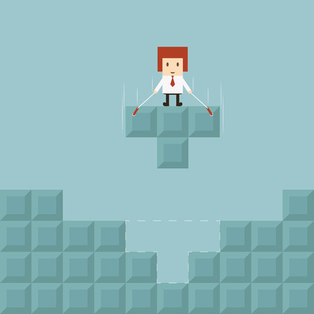 Businessman success conceptのイラスト素材