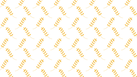 Oat pattern vector. free space for text. wallpaper.のイラスト素材